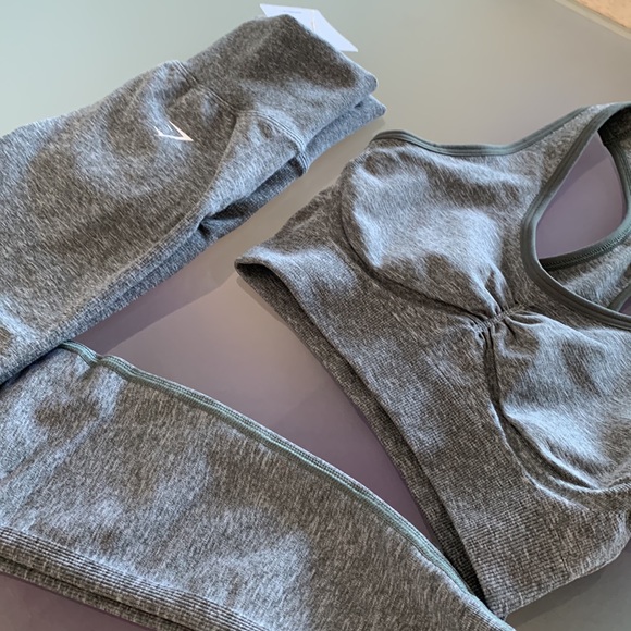 BNWT GYMSHARK LIFT CONTOUR SEAMLESS LEGGINGS BRA SET SZ XS S DEC 2023 - Picture 9 of 13